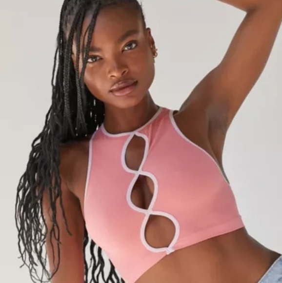 Urban Outfitters Violetta Seamless Crop Top - Picture 1 of 4